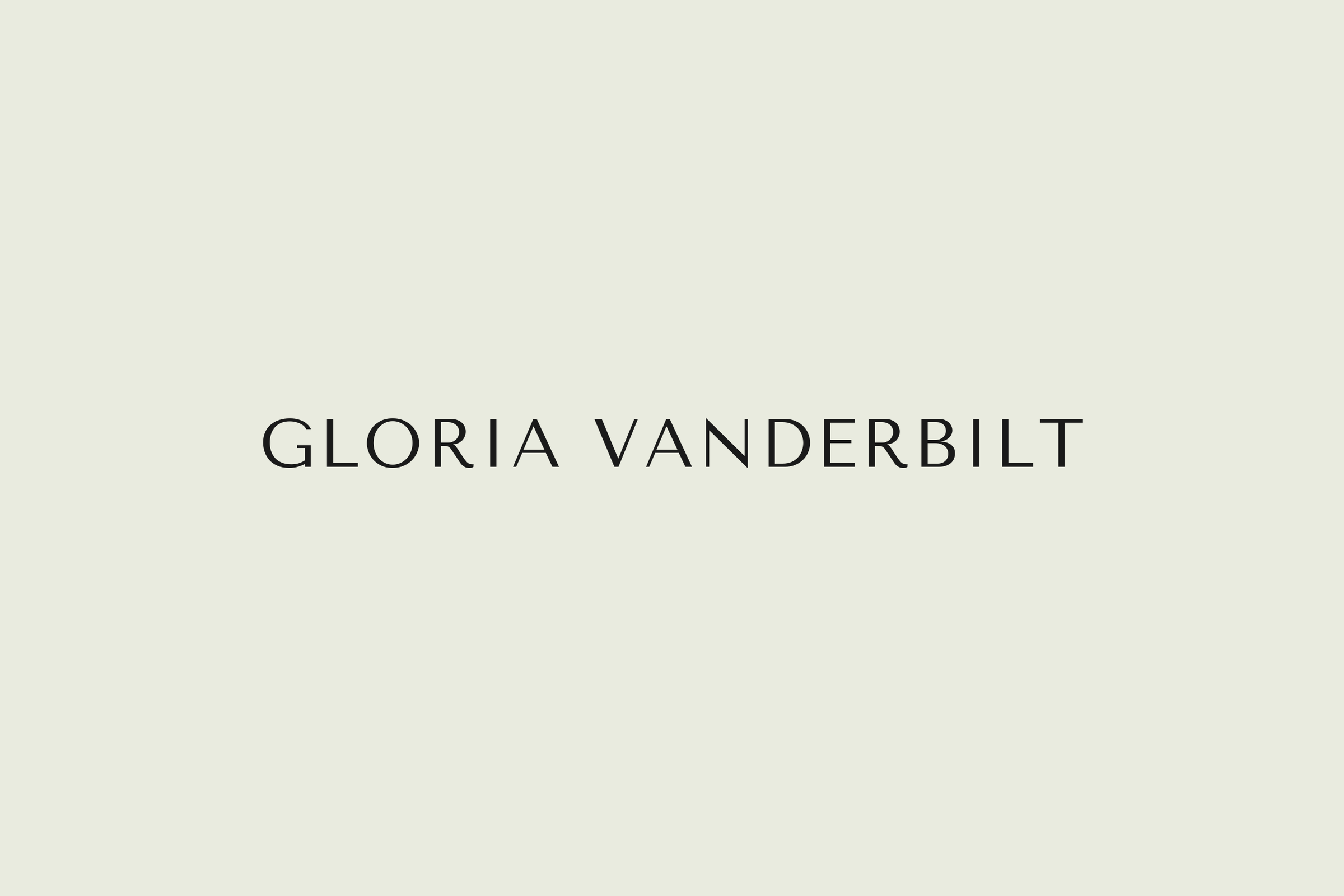 Gloria Vanderbilt logo