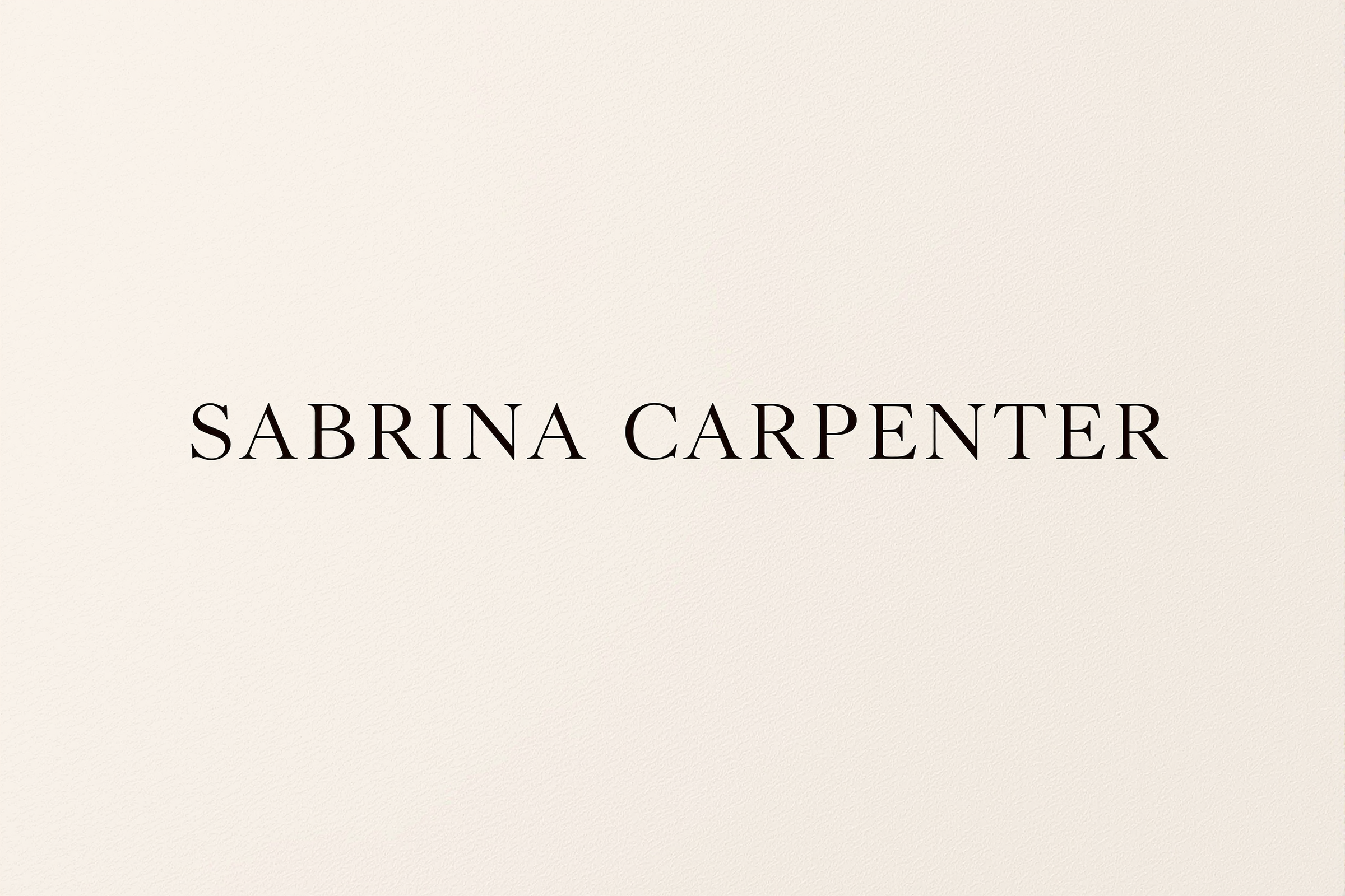 Sabrina Carpenter logo