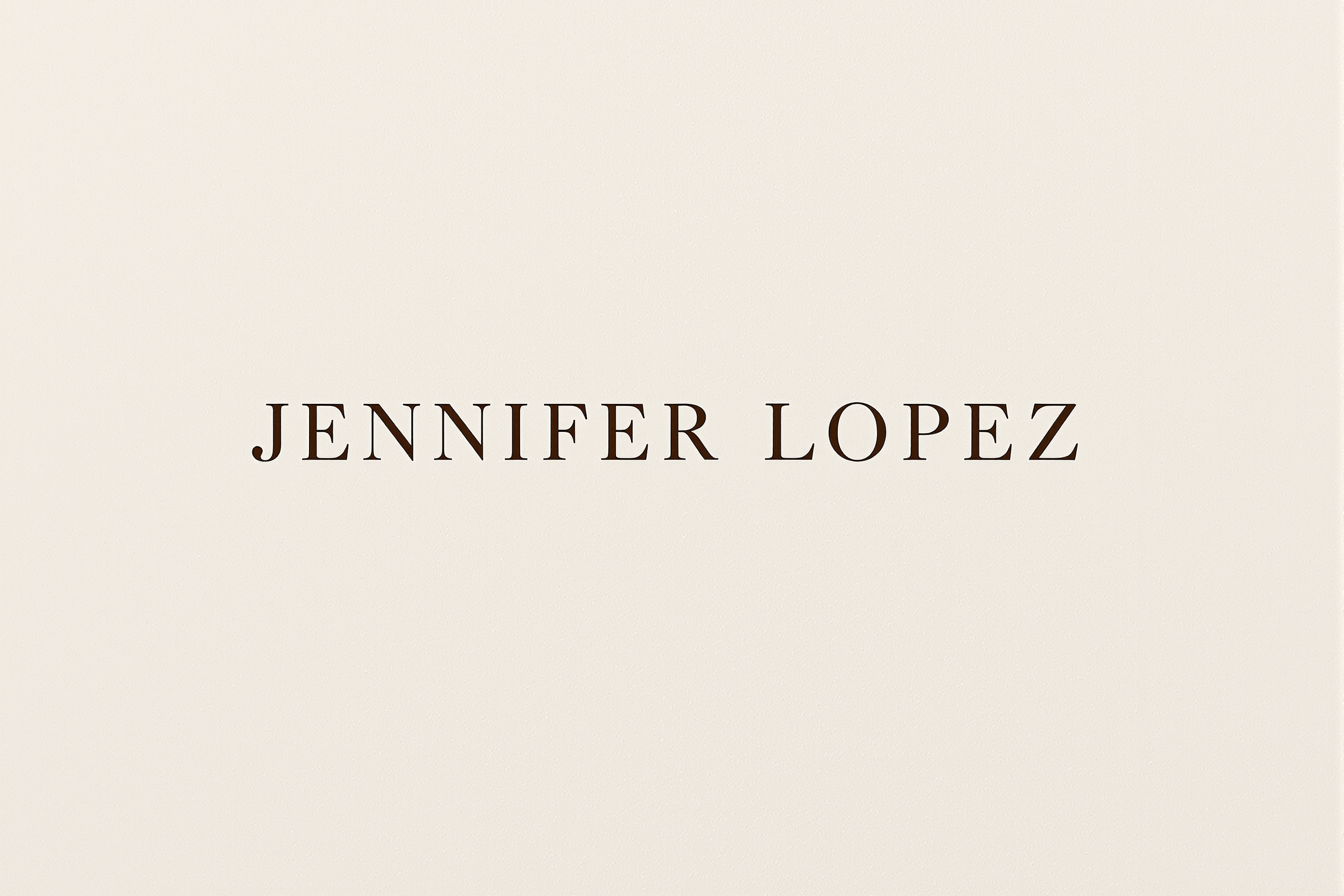 Jennifer Lopez logo