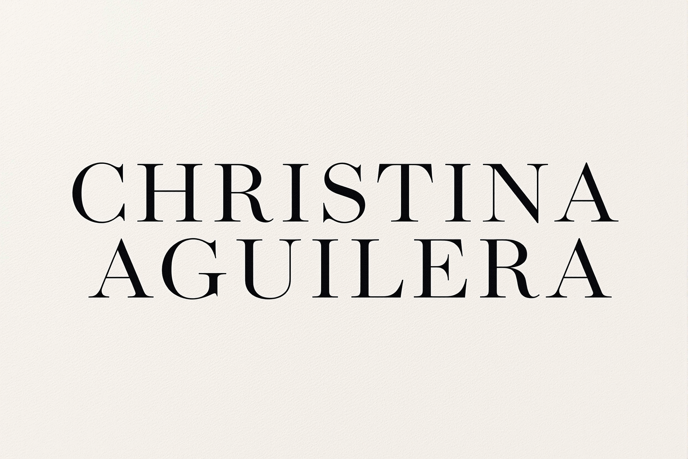 Christina Aguilera logo