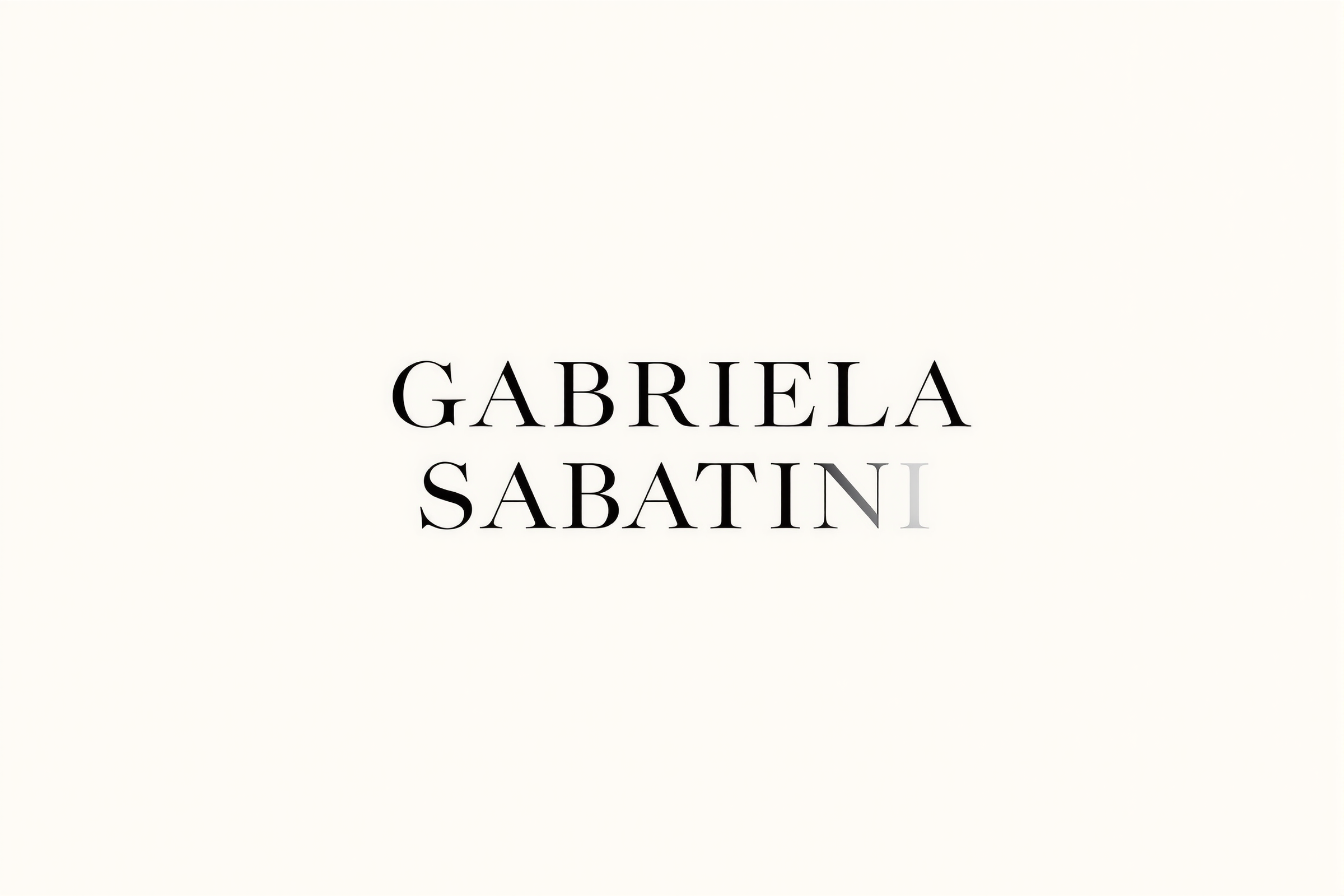 Gabriela Sabatini logo