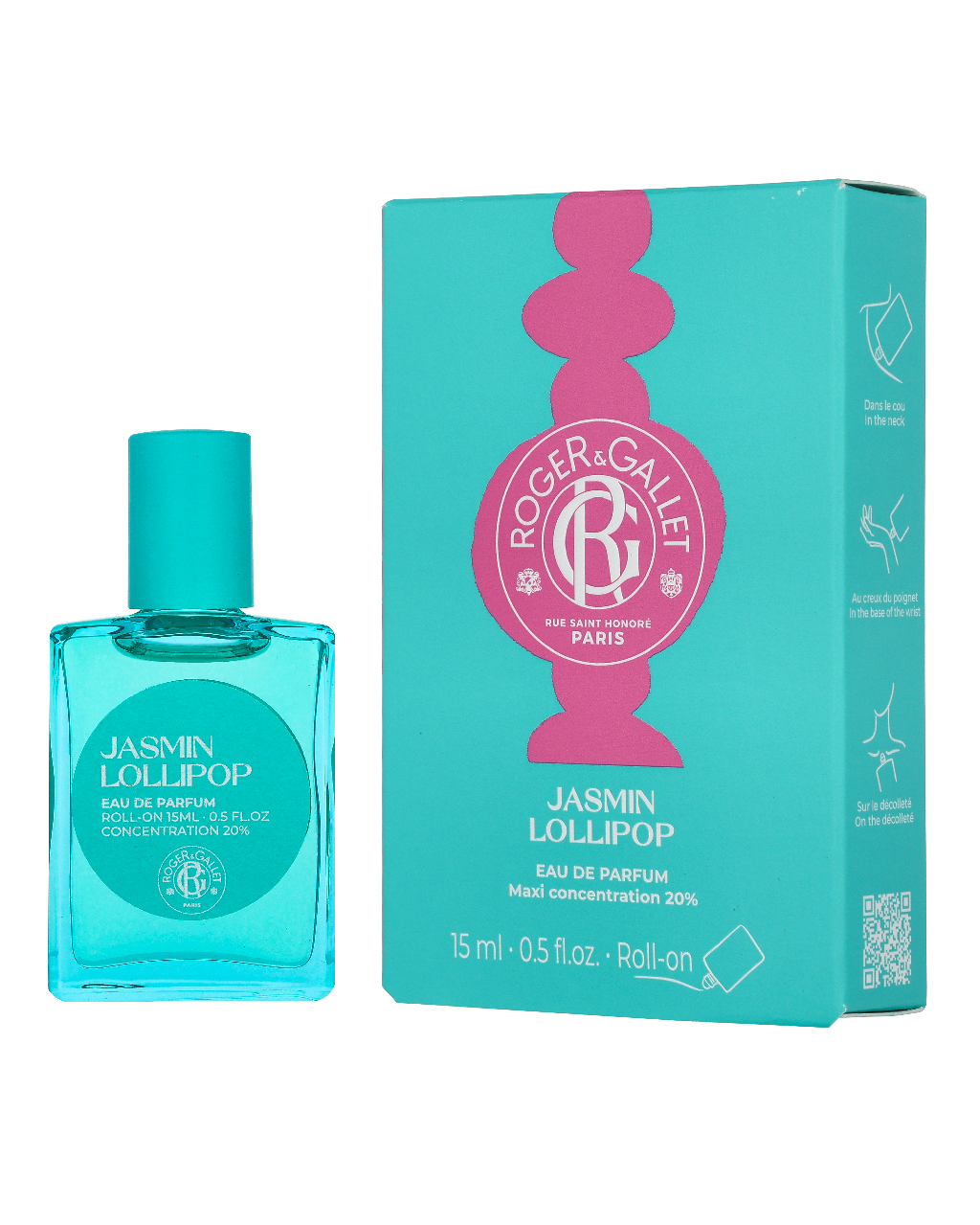 Roger &amp; Gallet Jasmin Lollipop Roll-On Eau de Parfum