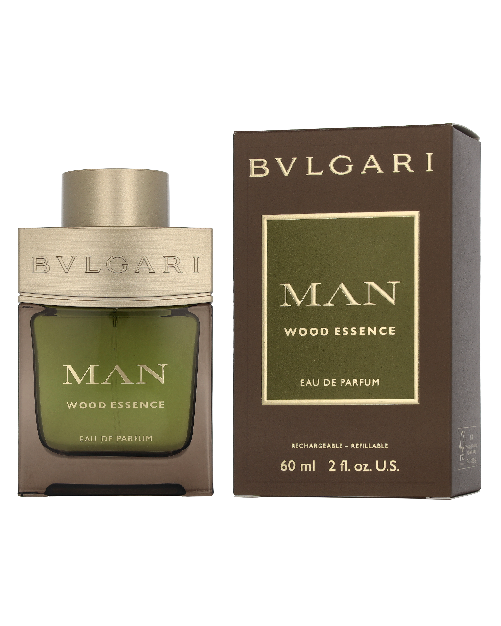 Bvlgari Man Wood Essence Spray Refillable Eau de Parfum