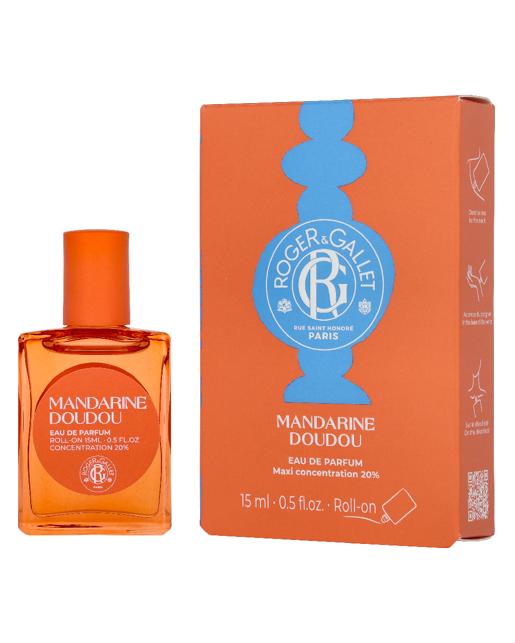 Roger & Gallet Mandarine Doudou Roll-On Eau de Parfum